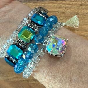 Crystal Stack Bracelet Set